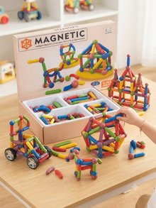 Intelligent Magnetic Building Blocks & Sticks Set