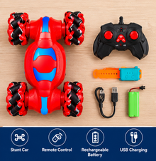 360° Stunt RC Car – LED Lights & Remote Control
