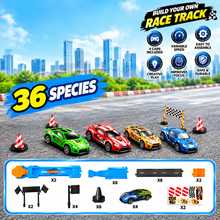 Double Track Racing Car Set – 36 Pcs