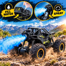 4WD RC Rock Crawler Car with HD Camera, WiFi & Water Spray
