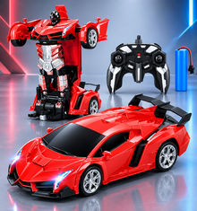 2-in-1 Transforming RC Car Robot – Remote Control Toy