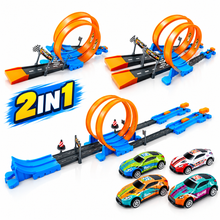 Double Track Racing Car Set – 36 Pcs