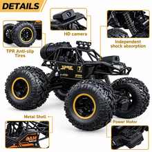 4WD RC Rock Crawler Car with HD Camera, WiFi & Water Spray