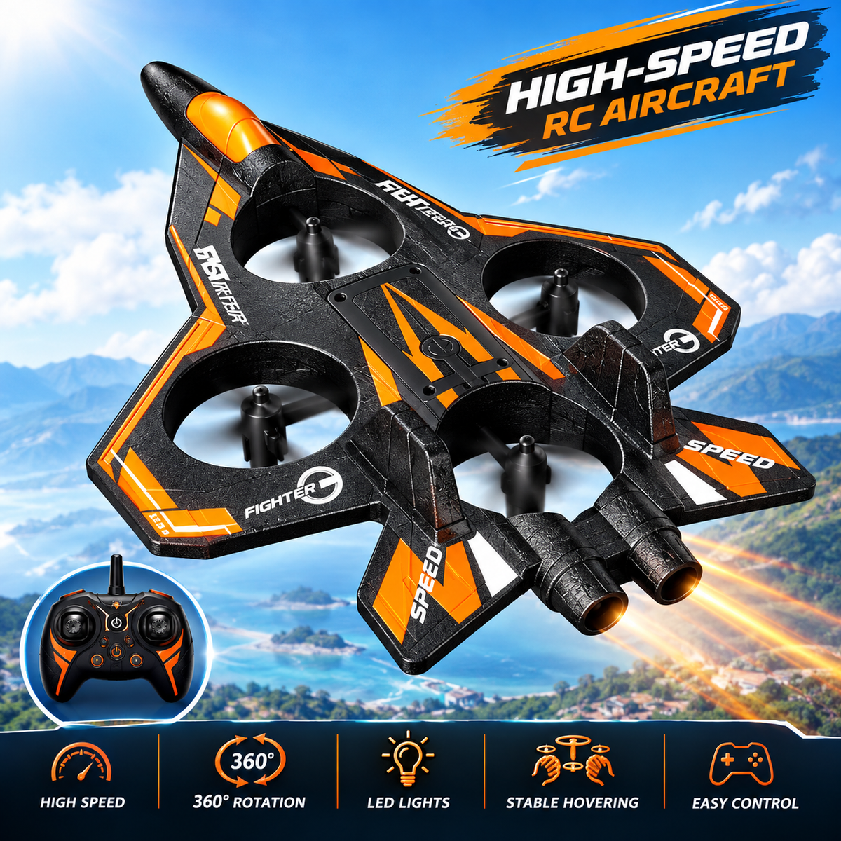 J22 RC Aircraft Fighter – Remote Control Plane